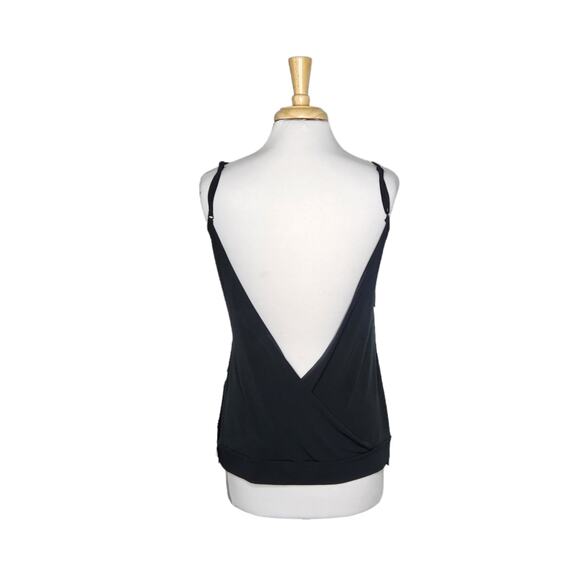 Express Vintage Fringe & Sequin Open Back Top Small - Picture 4 of 7